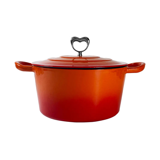 24cm Enamelled Cast Iron Saucepot (IH)24cm 琺瑯鑄鐵雙耳煲