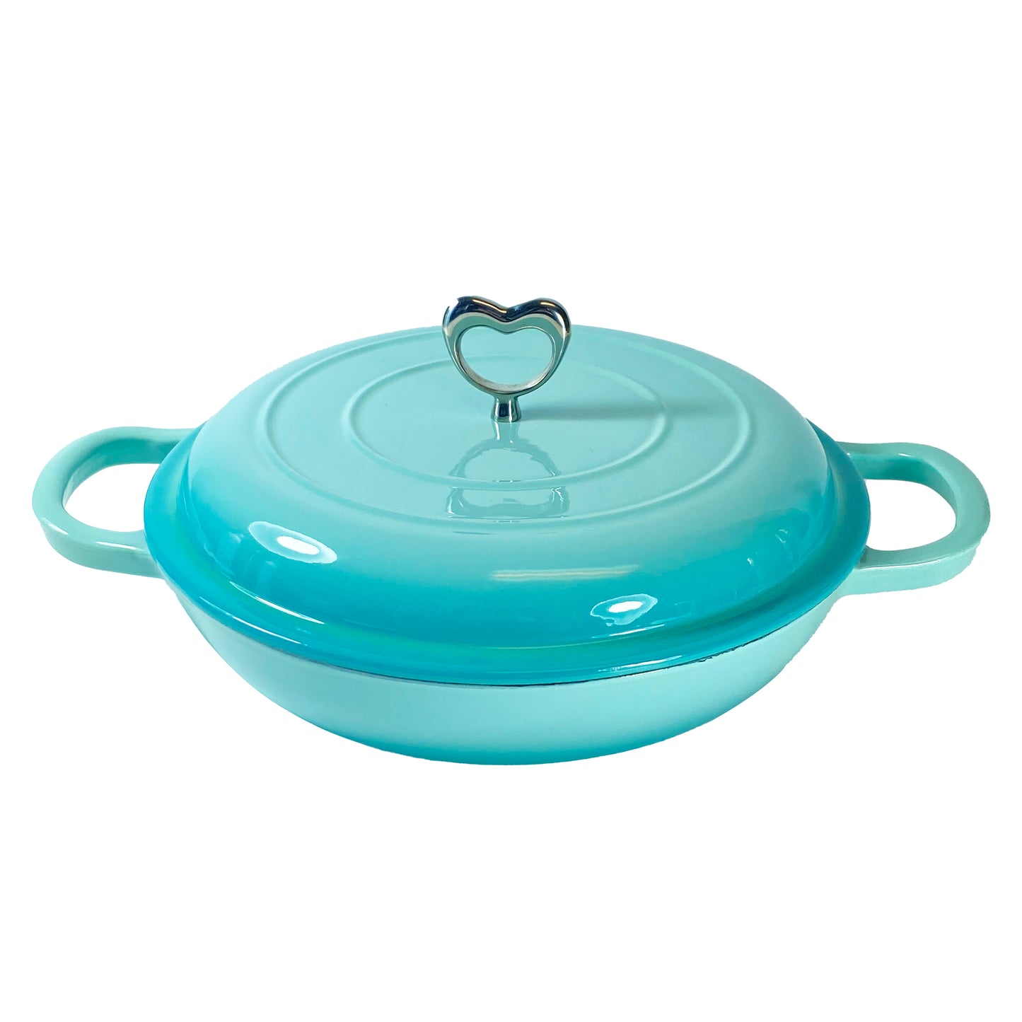 26cm Enamelled Cast Iron Low Casserole (IH) 26cm 琺瑯鑄鐵淺底鍋