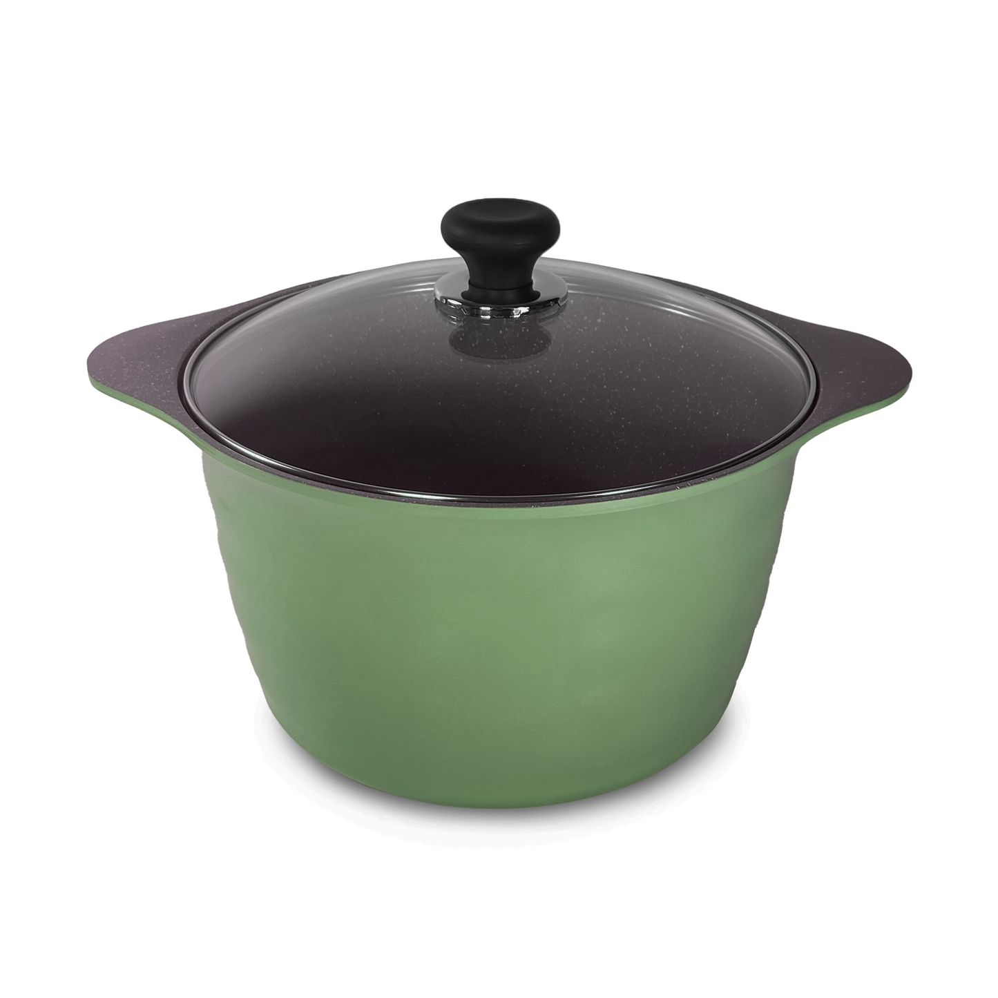 24CM Dura Saucepot with lid (IH) - Avacado(Free Silicone Handle - Colour by random )