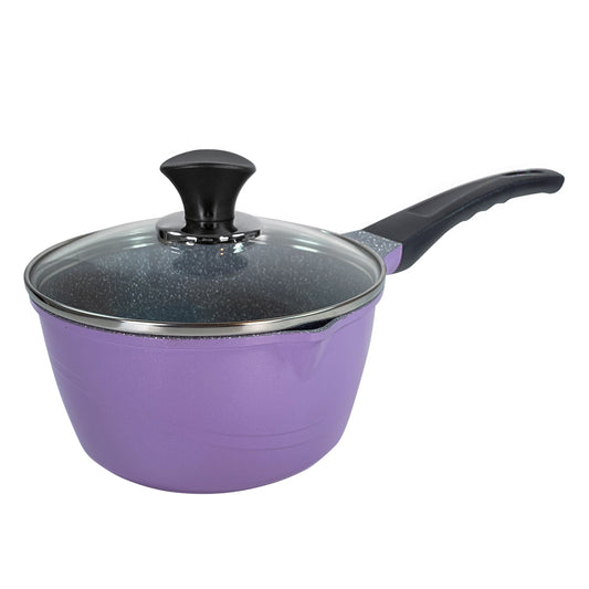 18 CM Palermo 雙嘴不黏鑄鋁陶瓷煲連蓋