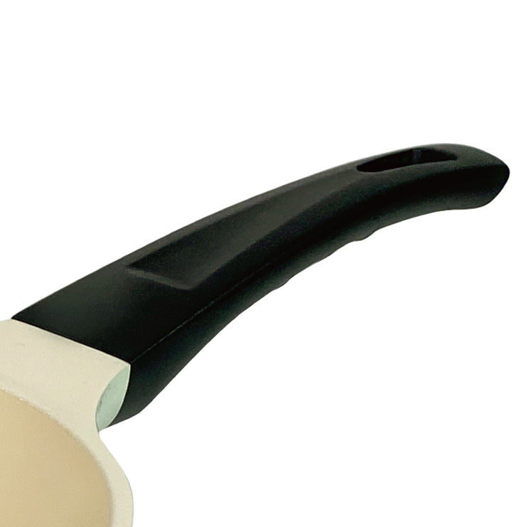 20 CM Tempered Ceramic Single Handle Milk Pot with Lid (Made in Korea)(Green)