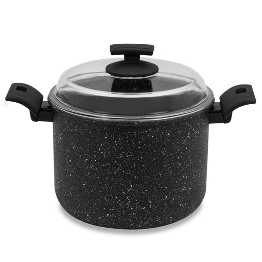 24CM 하드 스톤 천연 광석 붙지 않는 이중 이어 포트 8QT (IH)