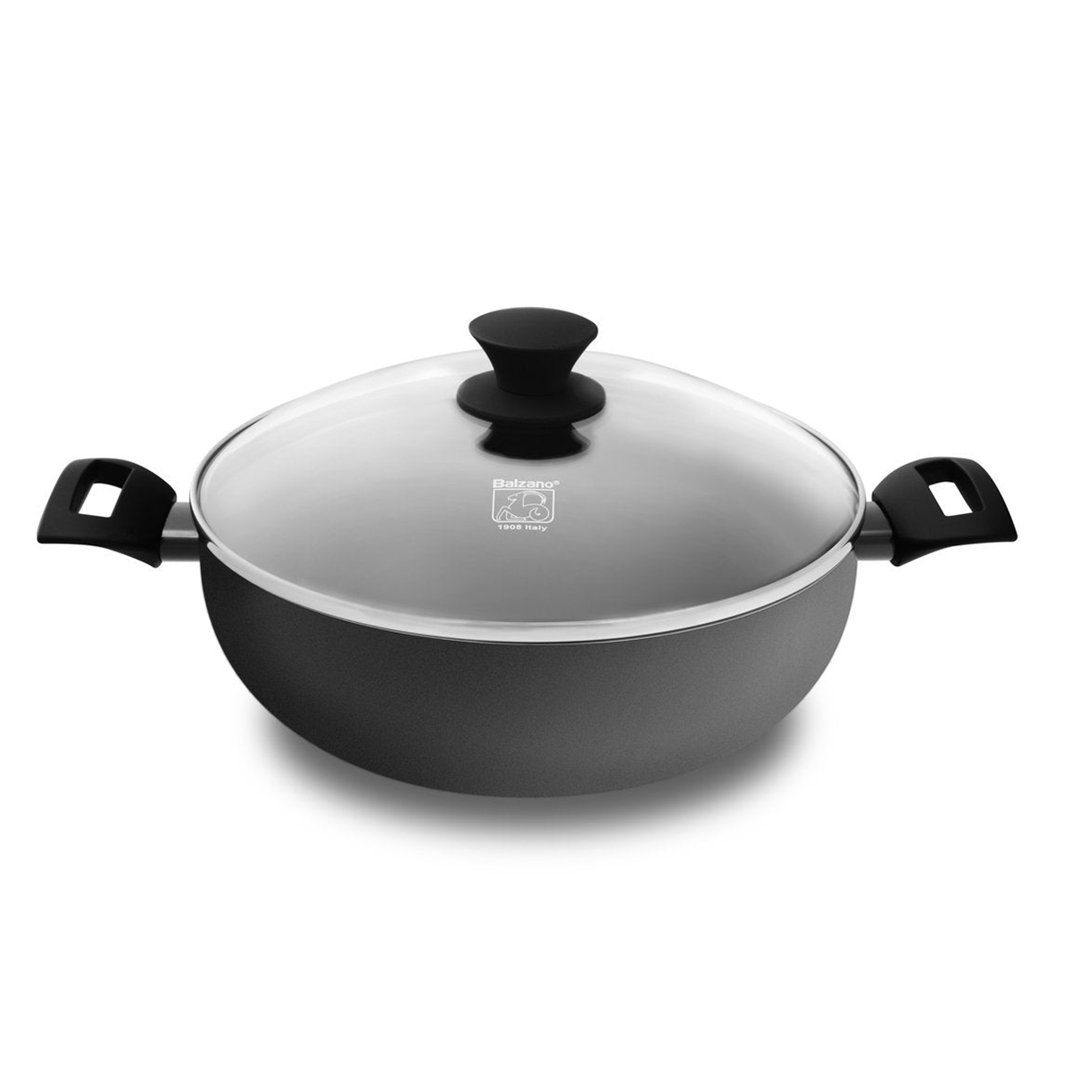 28CM Amy - Wok with glass lid