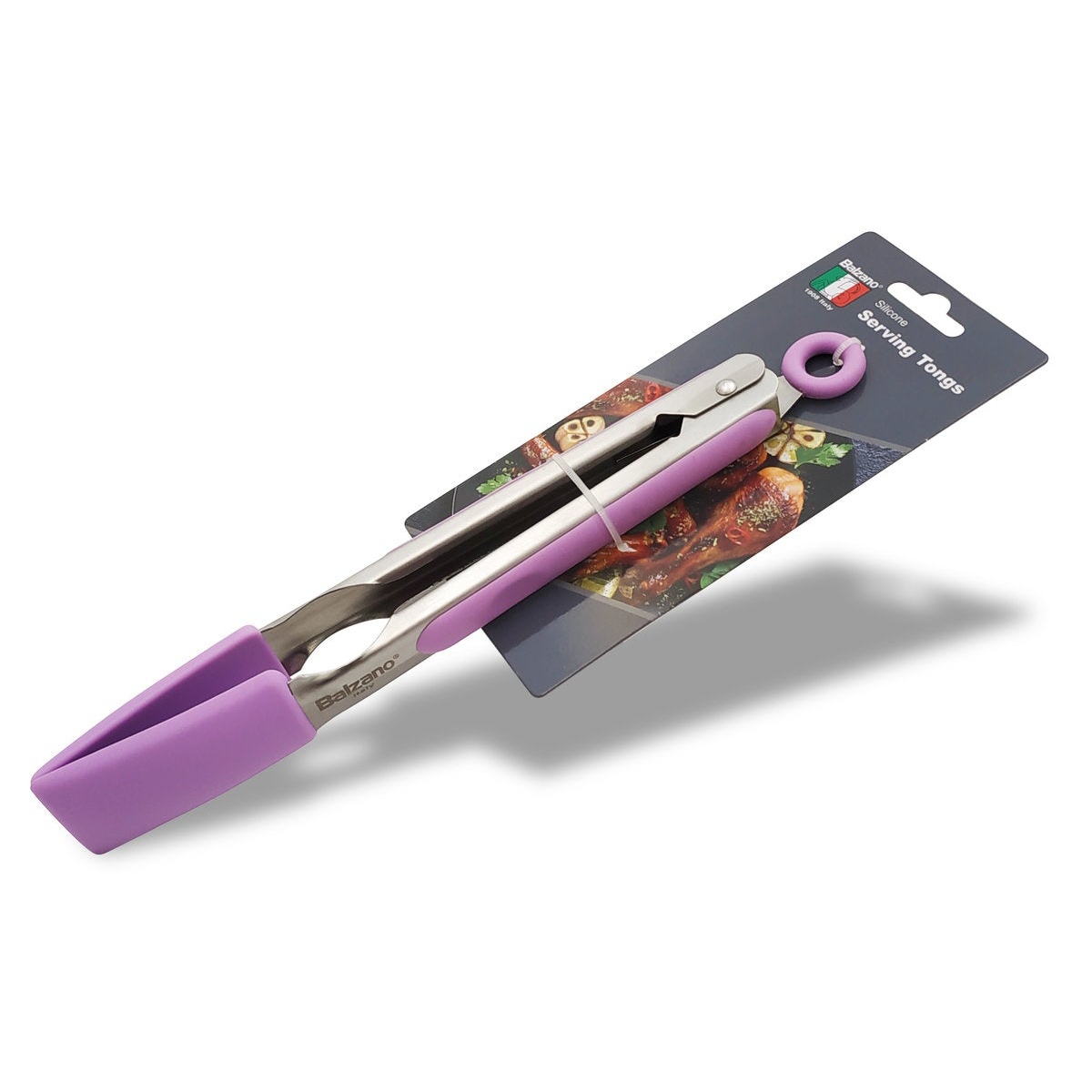 9-inch Food Serving Tongs with silicone head