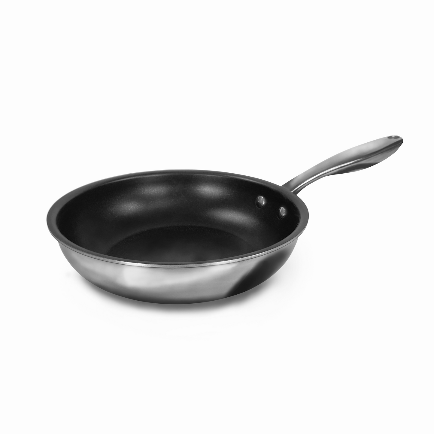 24 CM multi-layer composite steel aluminum steel non-stick frying pan