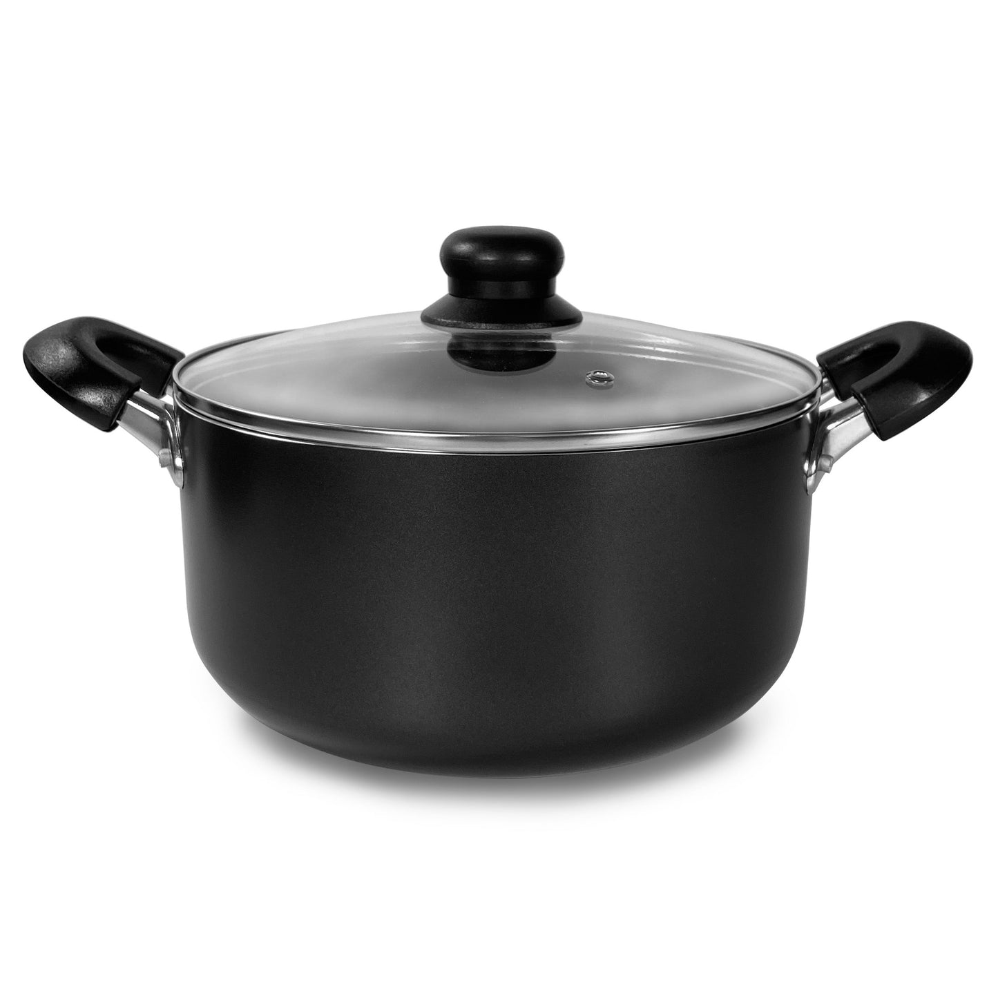 26cm IH Double Ear Non-stick Aluminum Pot with Lid (6.6L)