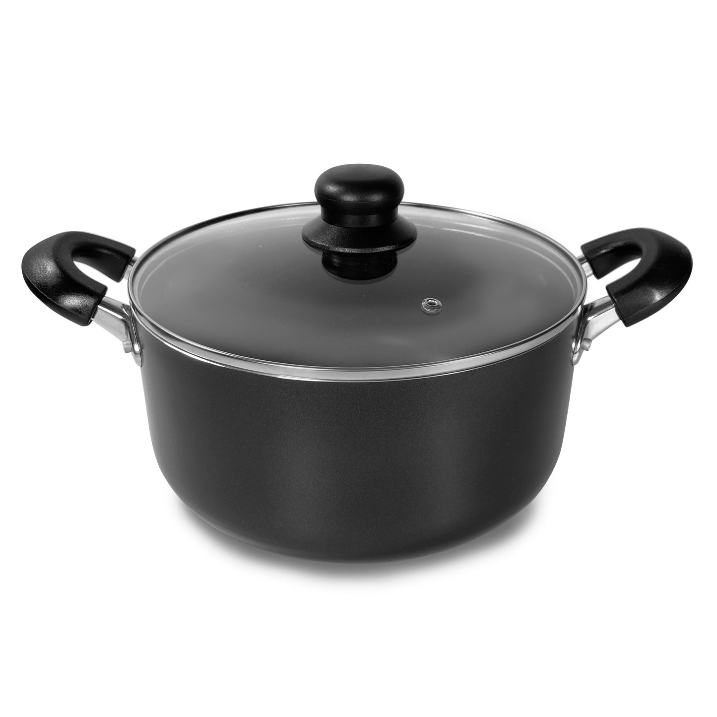 26cm IH Double Ear Non-stick Aluminum Pot with Lid (6.6L)