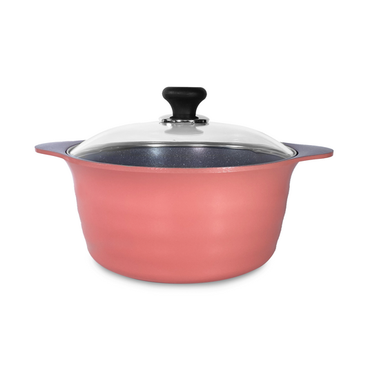 24CM Dura Saucepot with lid (IH) - Avacado(Free Silicone Handle - Colour by random )