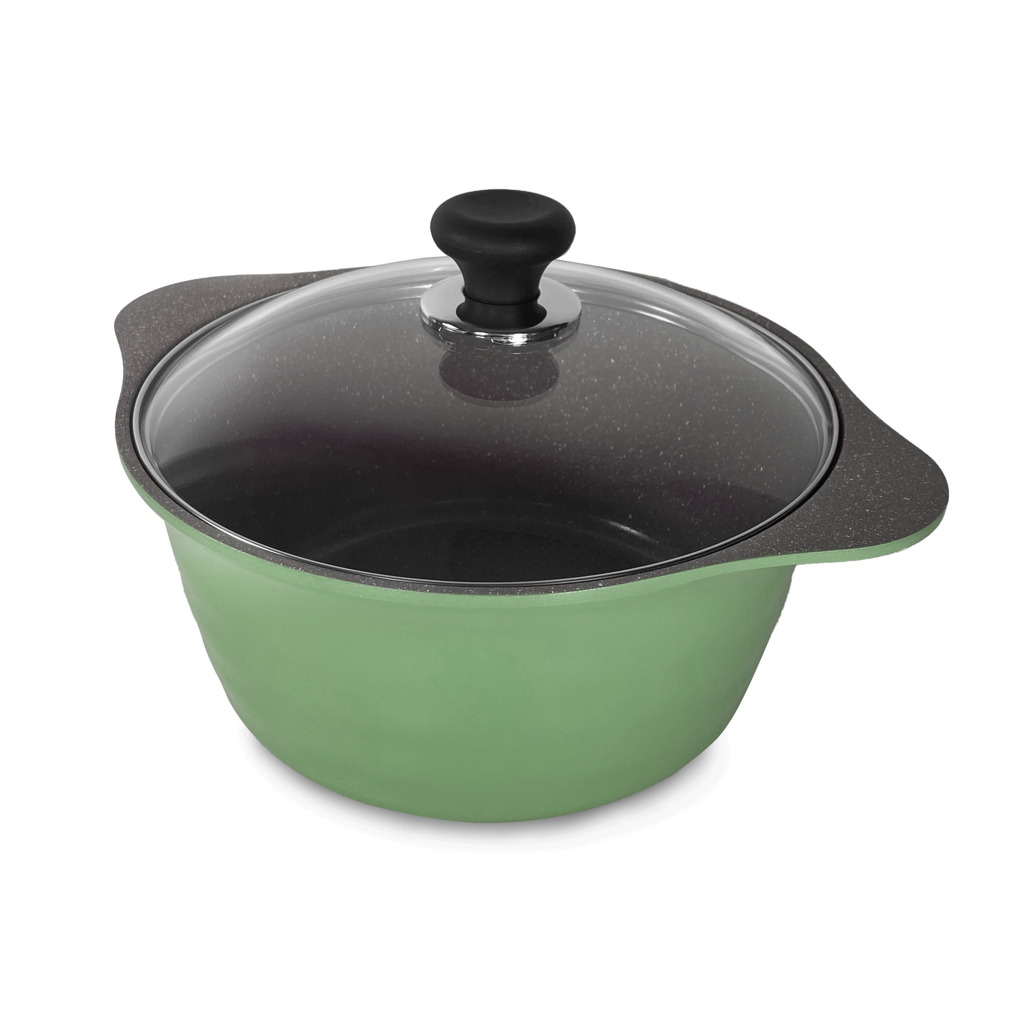 24CM Dura Saucepot with lid (IH) - Avacado(Free Silicone Handle - Colour by random )