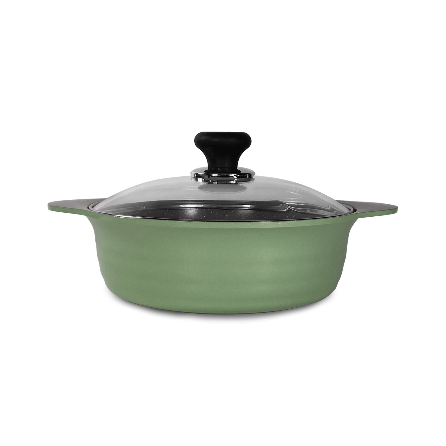 24CM Dura Saucepot with lid (IH) - Avacado(Free Silicone Handle - Colour by random )