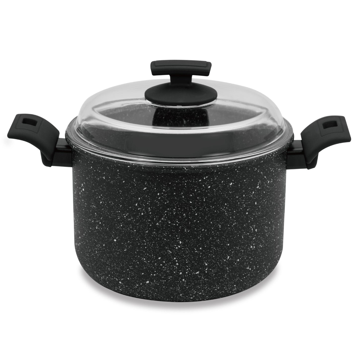 22CM Hard Stone Natural Ore Non-stick Double Ear High Cooker (IH)