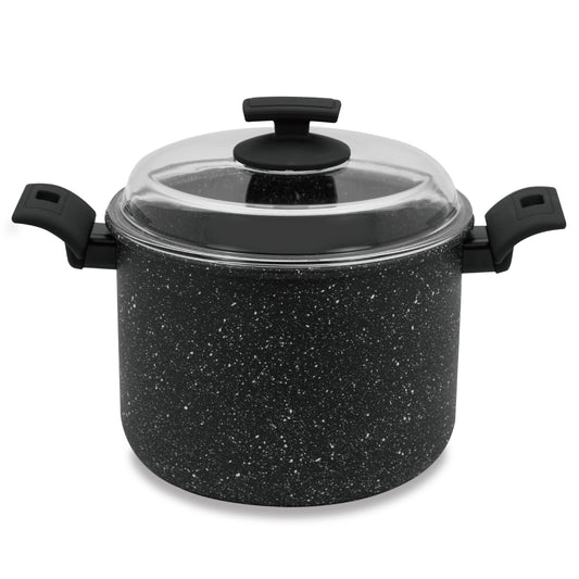 24CM Hard Stone Natural Ore Non-stick Double Ear High Cooker (IH)