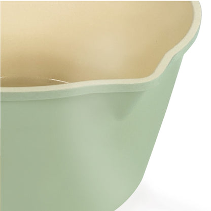 20 CM 鋼化陶瓷單柄牛奶煲連蓋(韓國製造)(綠色)