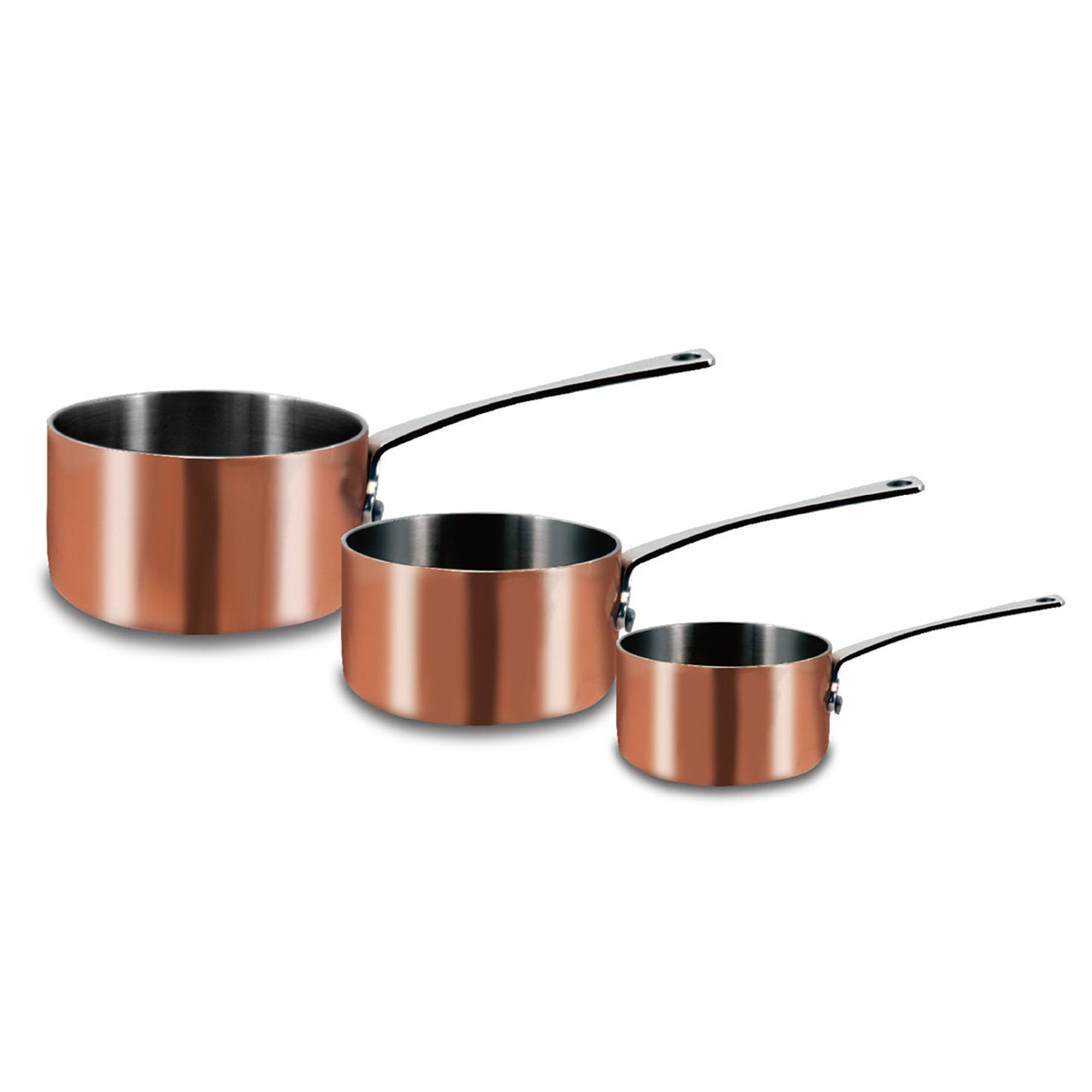 Mini Premium Copper Cookware (3 pcs)