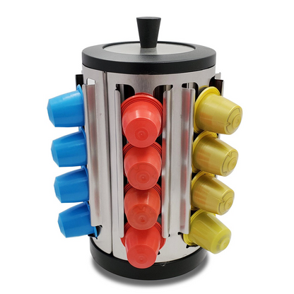 Coffee Capsule Holder with Sugar bowl (can hold 24 pcs capsules)