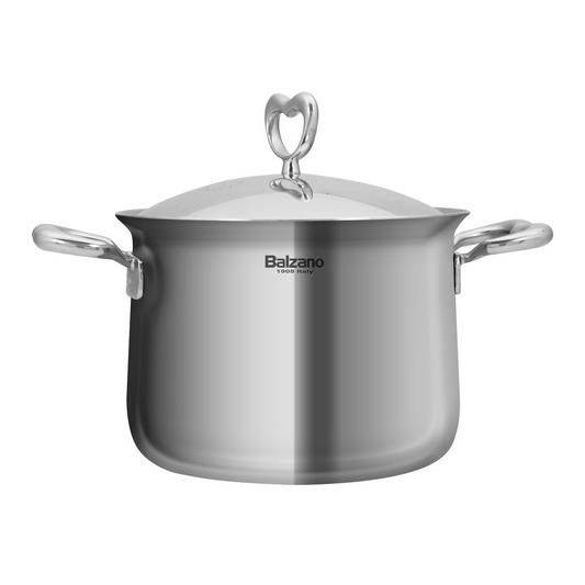 24CM Heart Multiply Stainless Steel Stockpot with lid (6L)