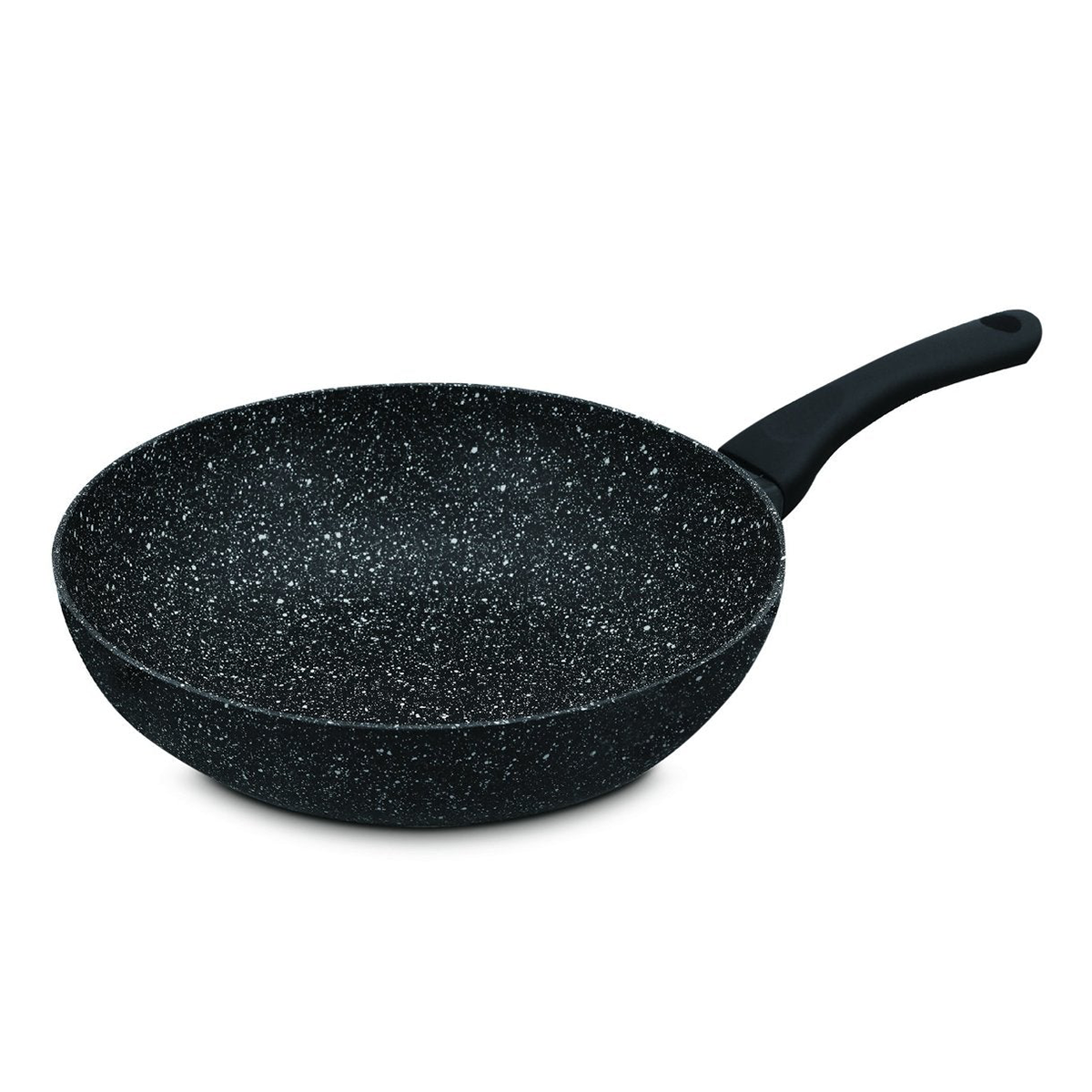 28CM 하드 스톤 천연 광석 붙지 않는 딥 프라이팬 (IH)