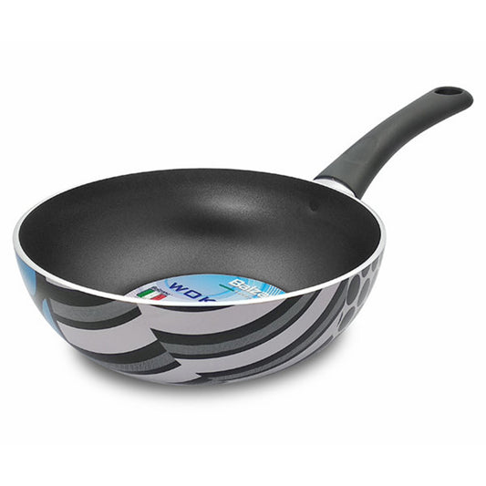 20CM Blue Dots Wok Pan