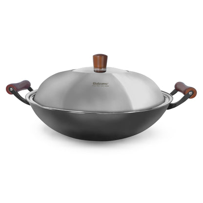 38cm Cast Iron Chinese Wok